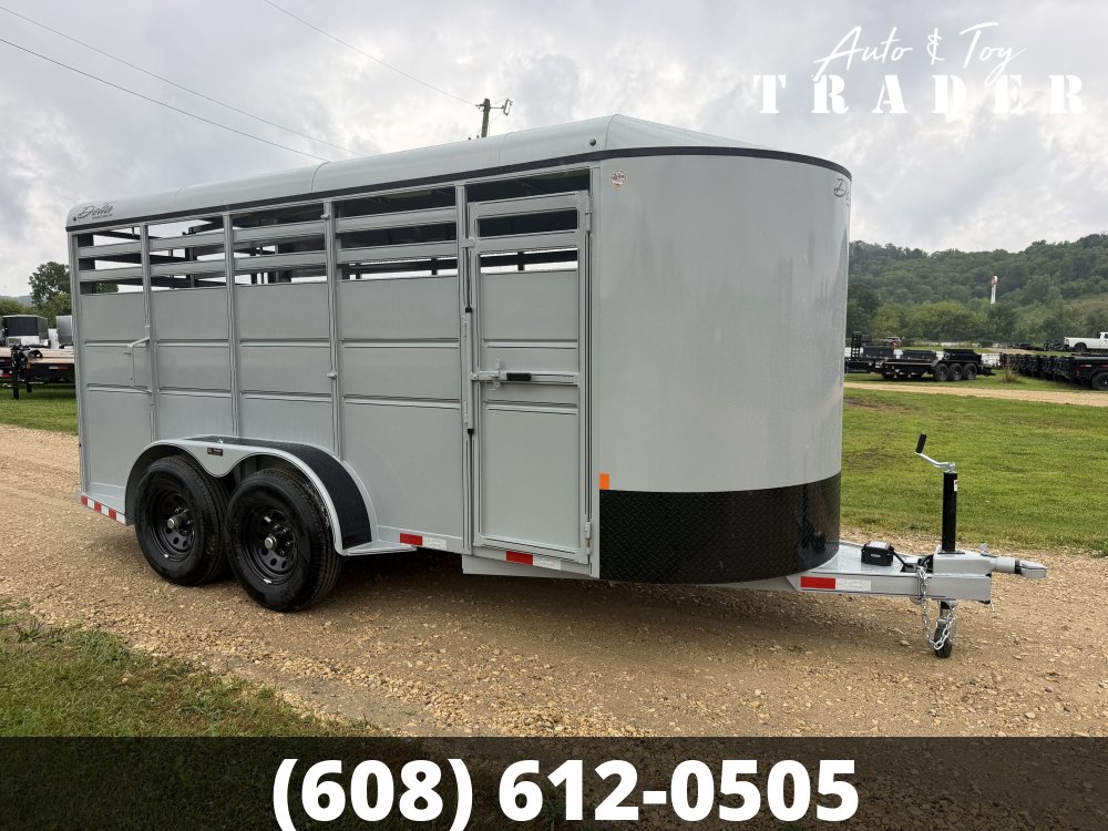2026 Delta Manufacturing 6X16 Stock Trailer