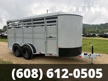 2026 Delta Manufacturing 6X16 Stock Trailer