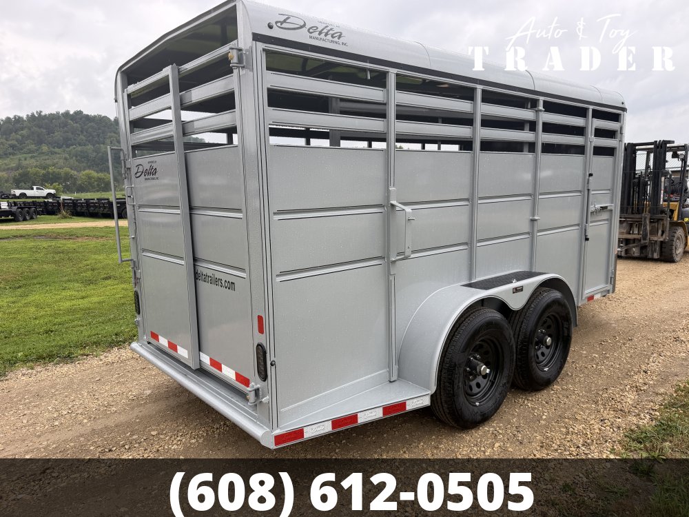 2026 Delta Manufacturing 6X16 Stock Trailer