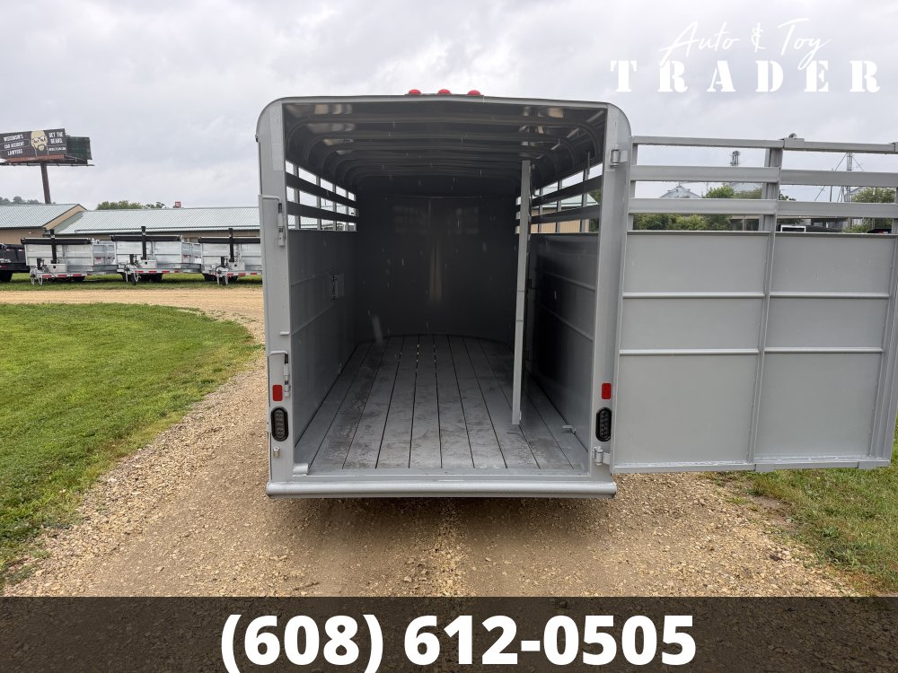 2026 Delta Manufacturing 6X16 Stock Trailer