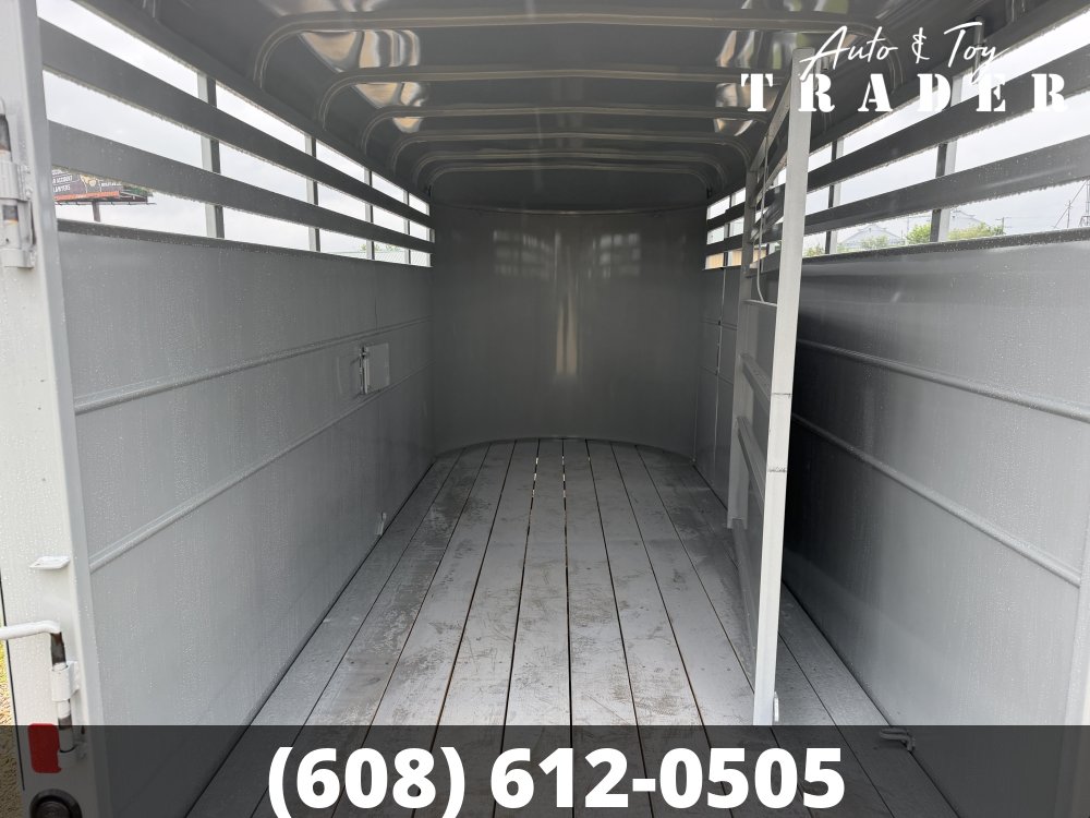 2026 Delta Manufacturing 6X16 Stock Trailer