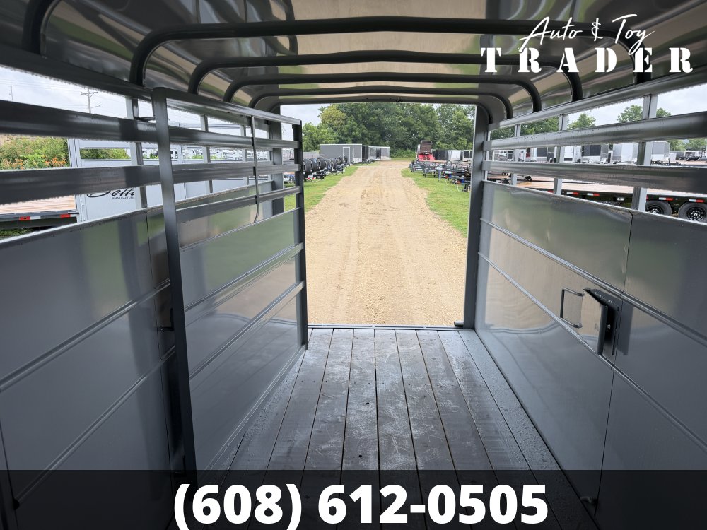 2026 Delta Manufacturing 6X16 Stock Trailer