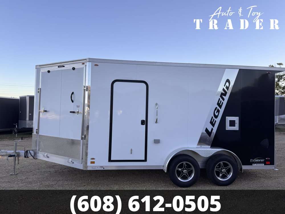 2027 Legend 7.5X19 Aluminum Explorer Snowmobile Trailer