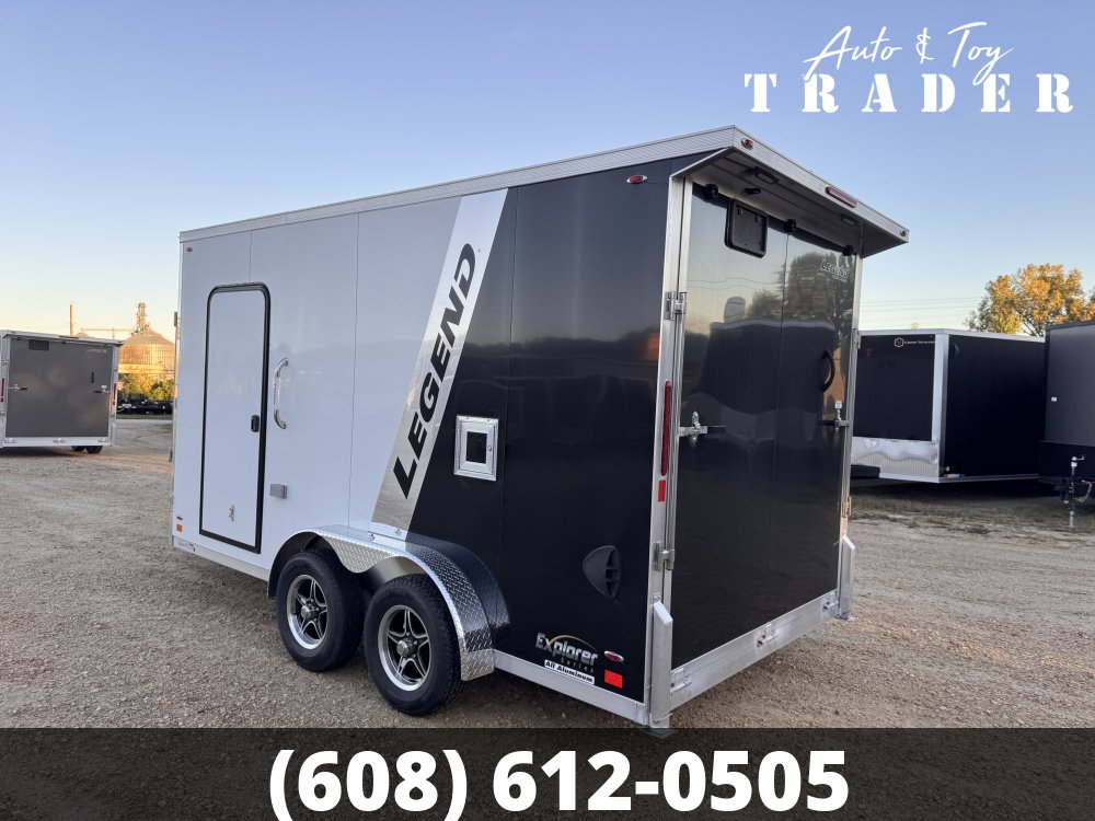 2027 Legend 7.5X19 Aluminum Explorer Snowmobile Trailer