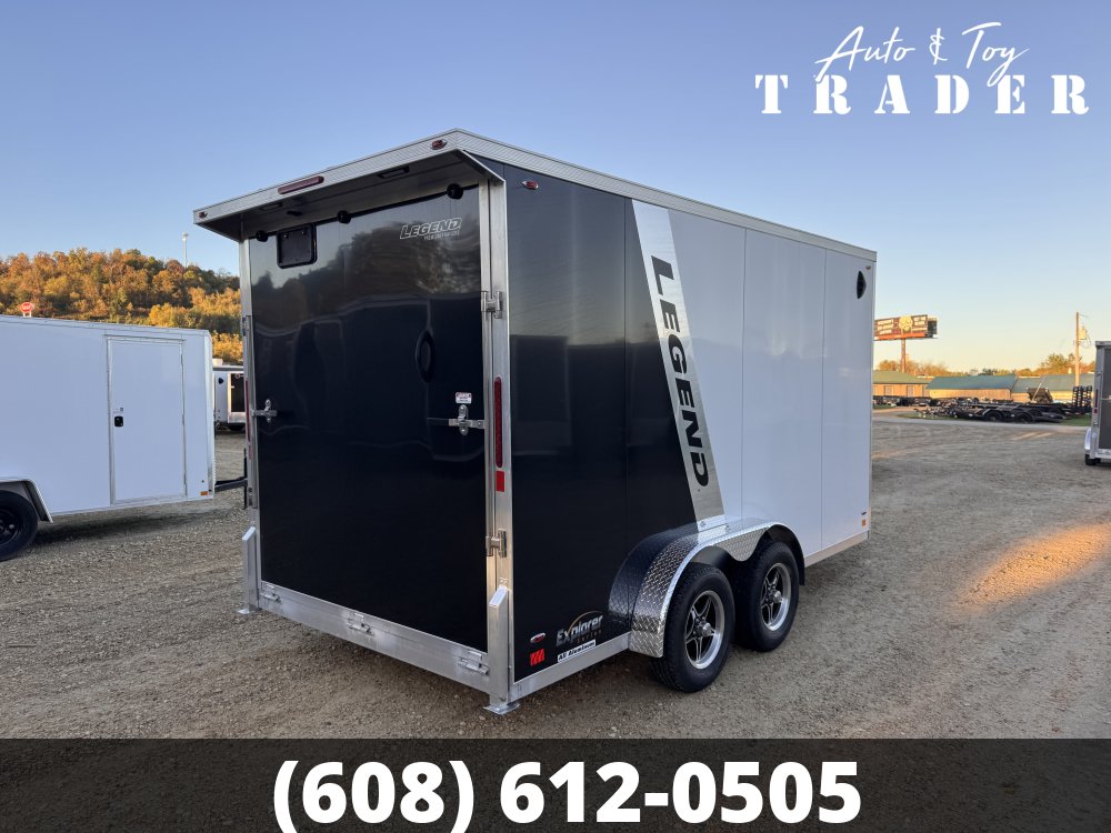 2027 Legend 7.5X19 Aluminum Explorer Snowmobile Trailer