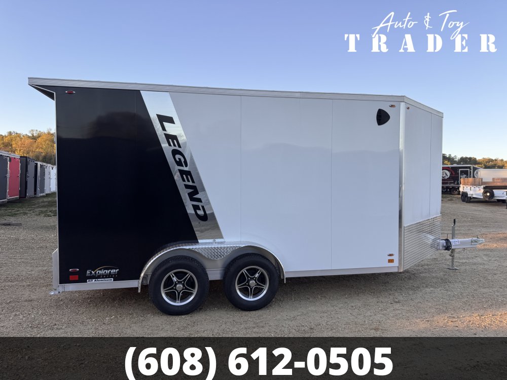 2027 Legend 7.5X19 Aluminum Explorer Snowmobile Trailer