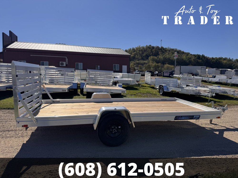 2026 Aluma 7814ESW-S-TG Aluminum Utility Trailer
