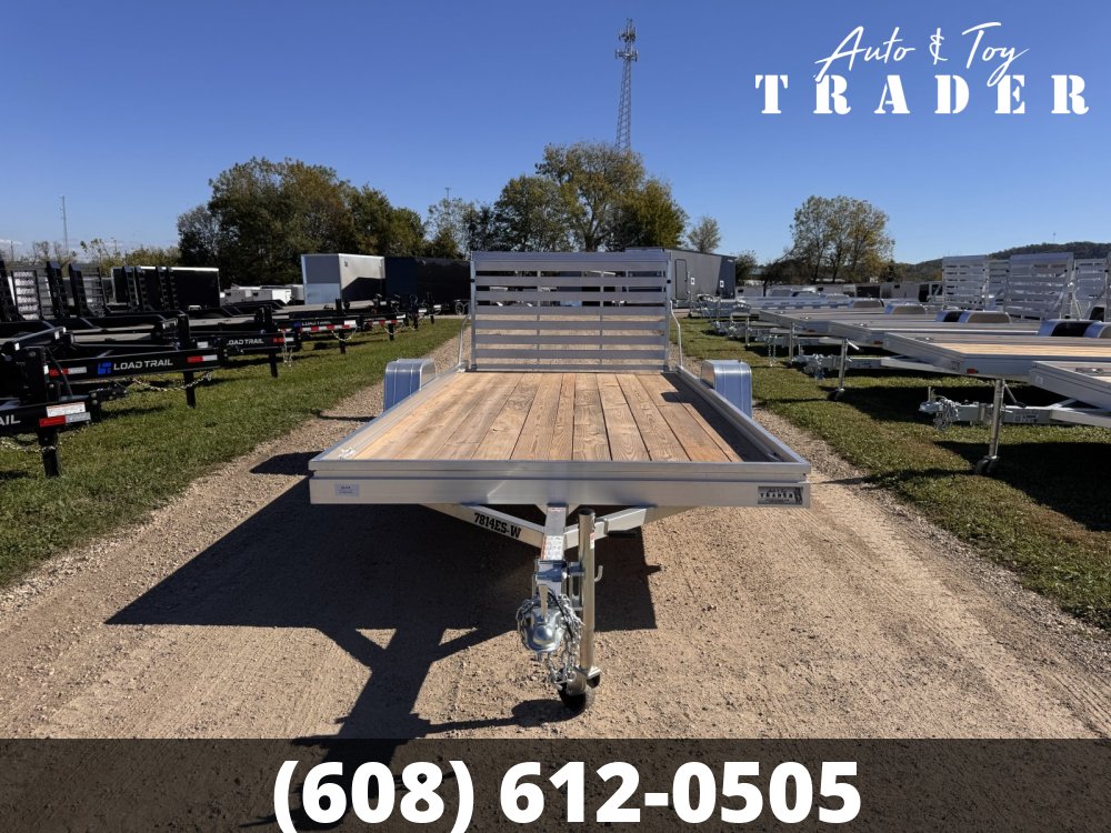 2026 Aluma 7814ESW-S-TG Aluminum Utility Trailer
