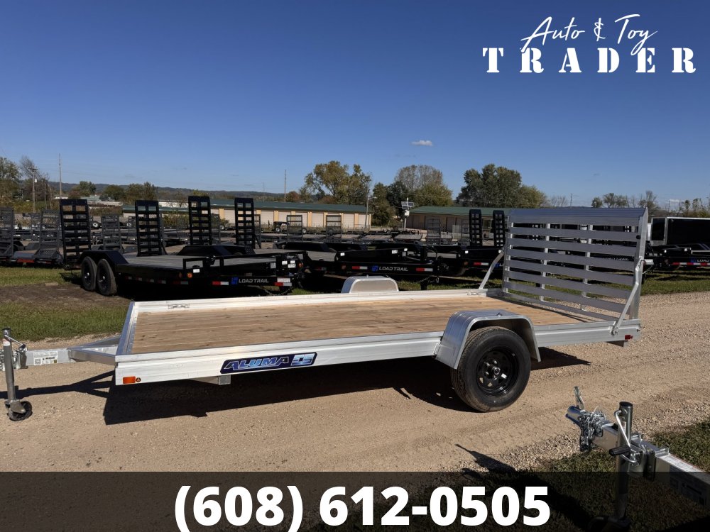 2026 Aluma 7814ESW-S-TG Aluminum Utility Trailer