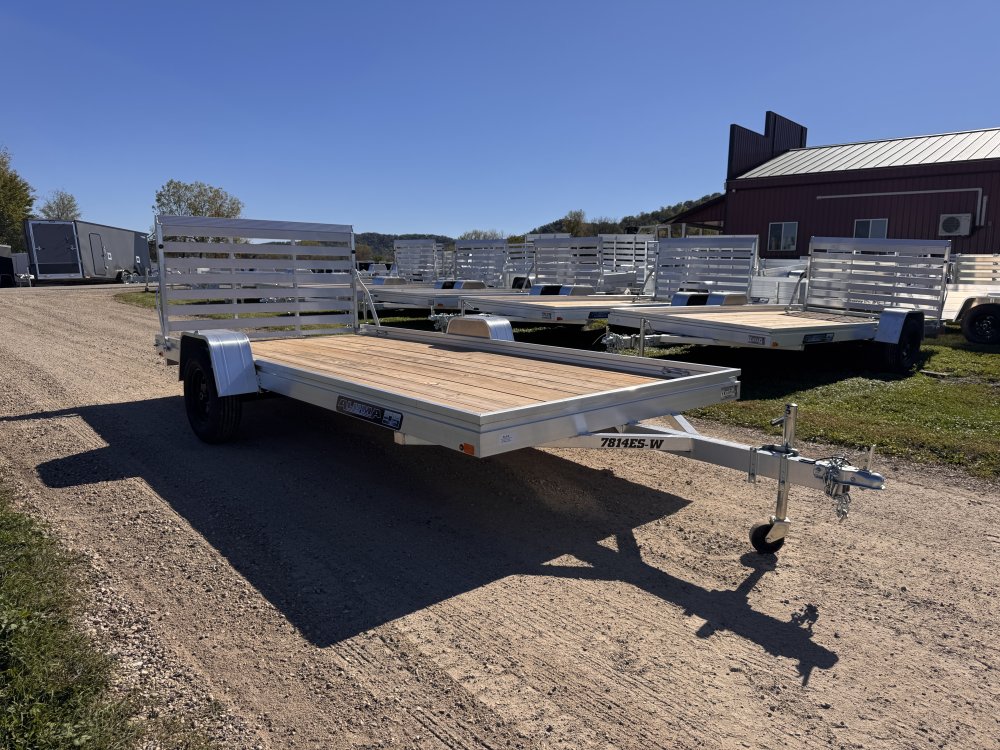 2026 Aluma 7814ESW-S-TG Aluminum Utility Trailer