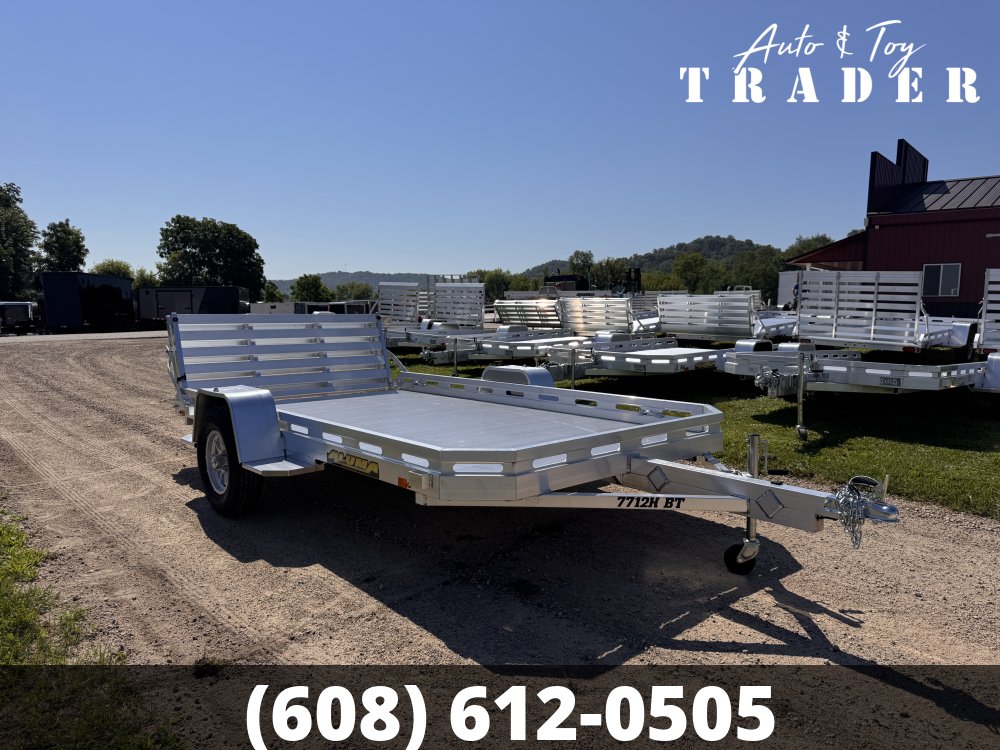2027 Aluma 7712H-S-BT Aluminum Utility Trailer