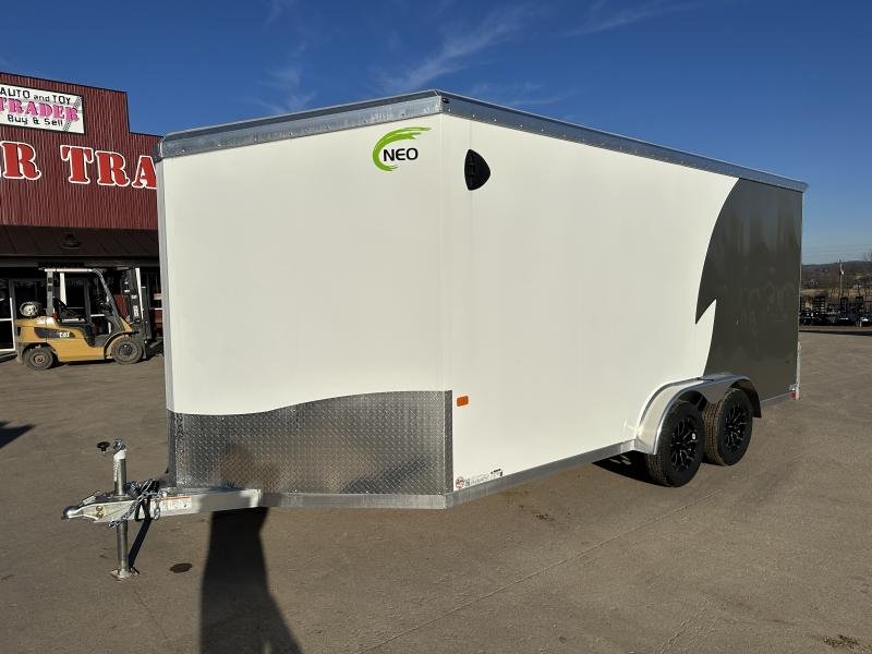 2025 NEO Trailers 7.5X16 Aluminum NAMR Cargo / Enclosed Trailer