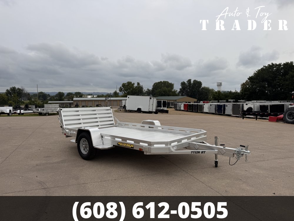 2027 Aluma 7712H-S-BT Aluminum Utility Trailer