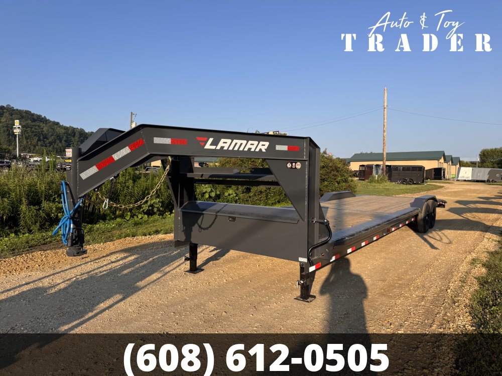 2027 Lamar Trailers 102X32 Gooseneck Car Hauler Trailer