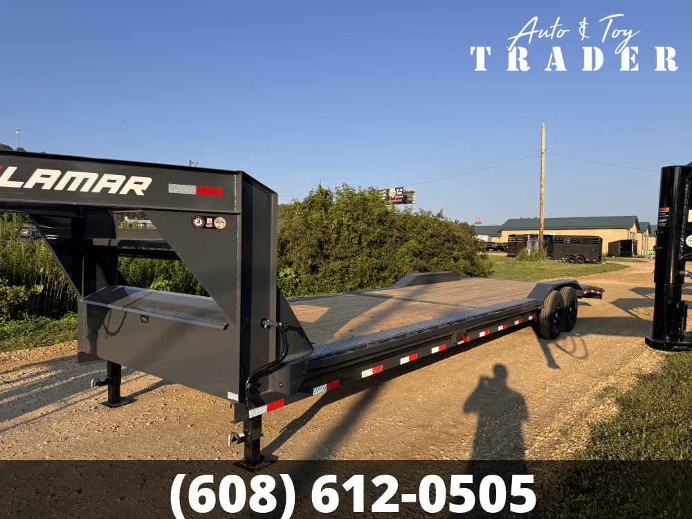 2027 Lamar Trailers 102X32 Gooseneck Car Hauler Trailer