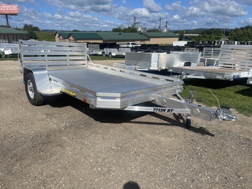 2026 Aluma 7712H-S-BT Aluminum Utility Trailer
