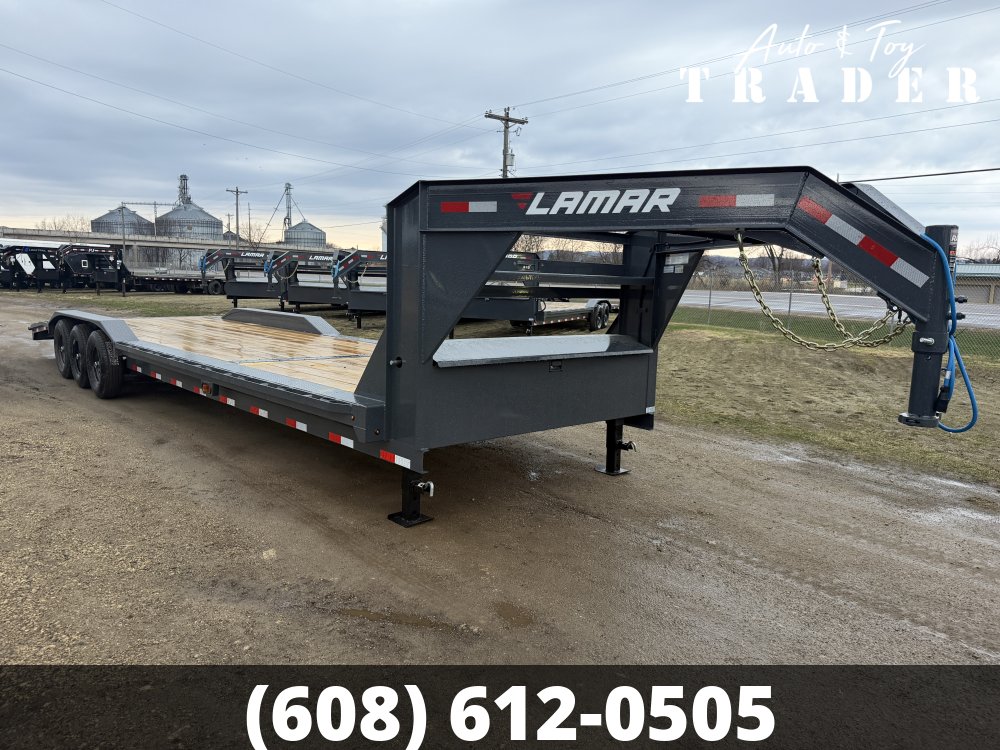 2026 Lamar Trailers 102X32 Gooseneck Car Hauler Trailer