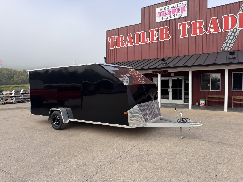 2026 NEO 7X16 NASB Aluminum Enclosed Snowmobile Trailer