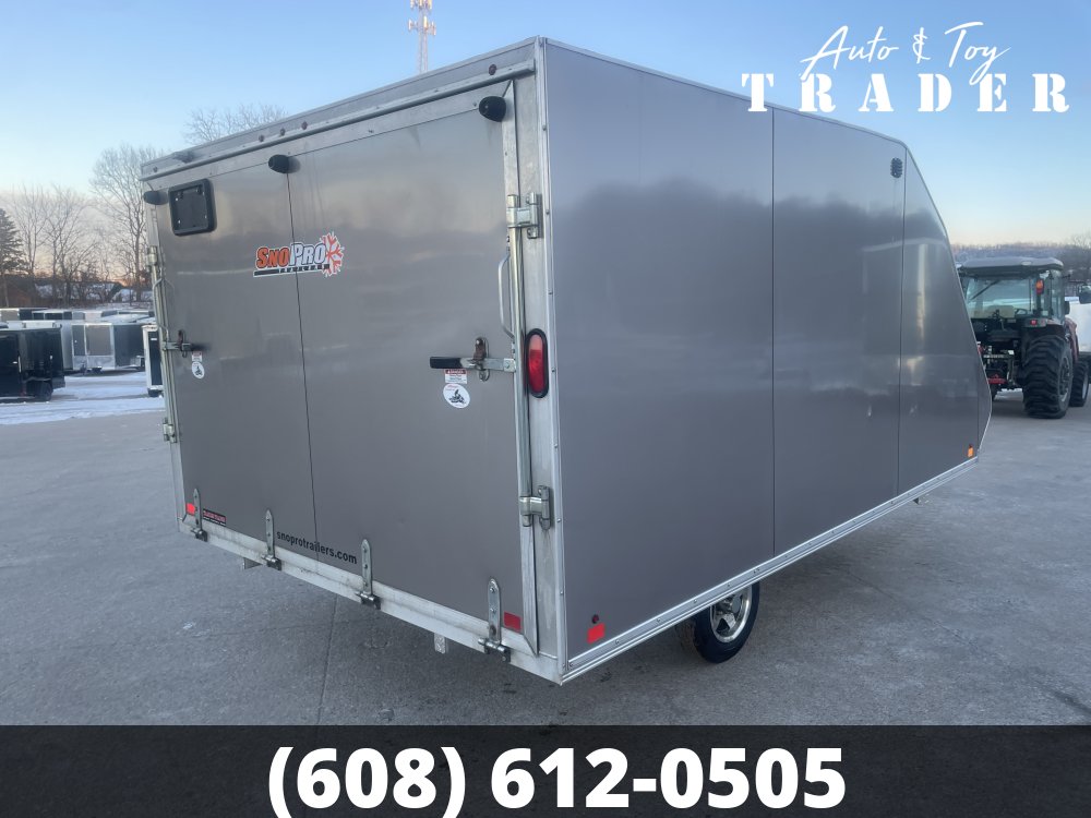 2016 SnoPro 102 X 12 Aluminum Hybrid Snowmobile Trailer