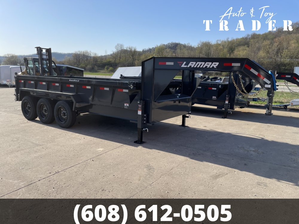2026 Lamar Trailers 83X16 Gooseneck Dump Trailer