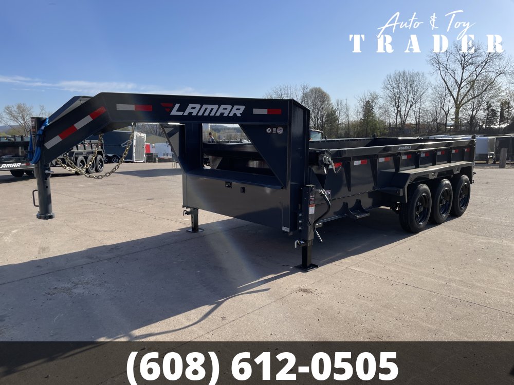 2026 Lamar Trailers 83X16 Gooseneck Dump Trailer