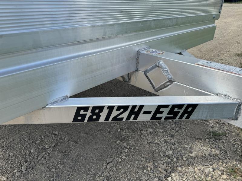 2025 Aluma 6812H ESA Aluminum Utility Trailer