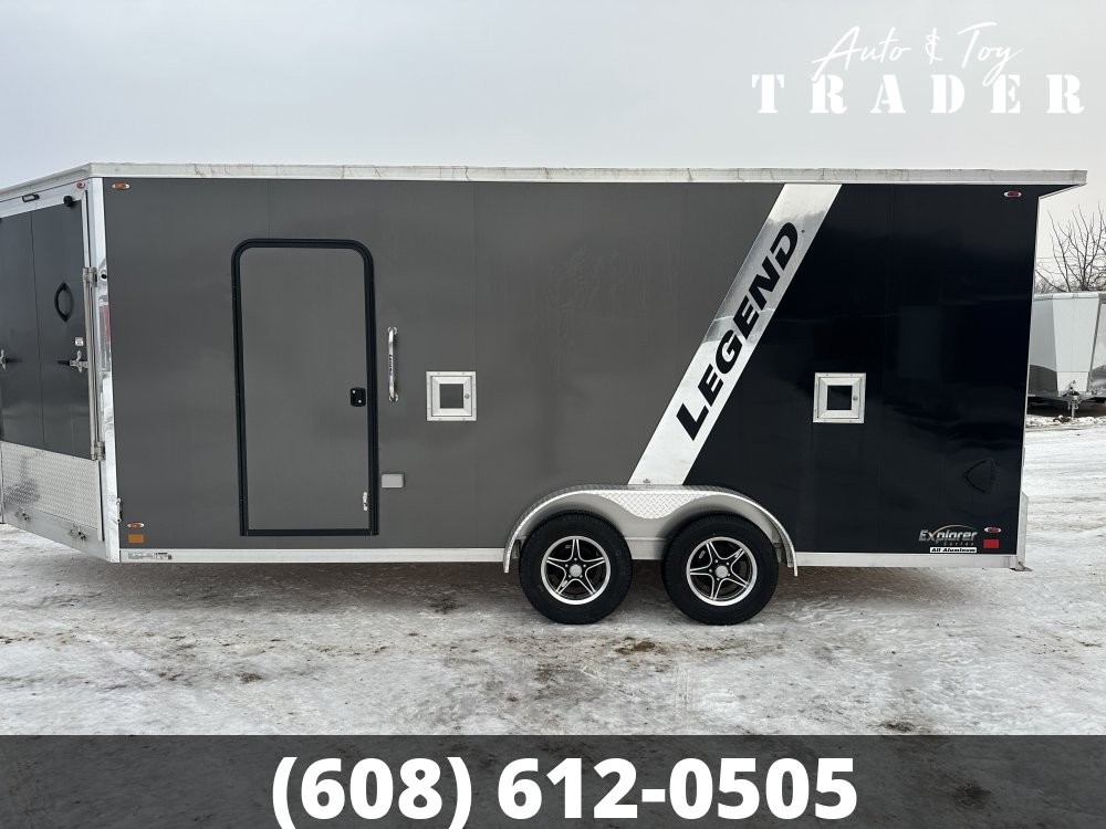 2026 Legend 7.5X23 Aluminum Explorer Snowmobile Trailer