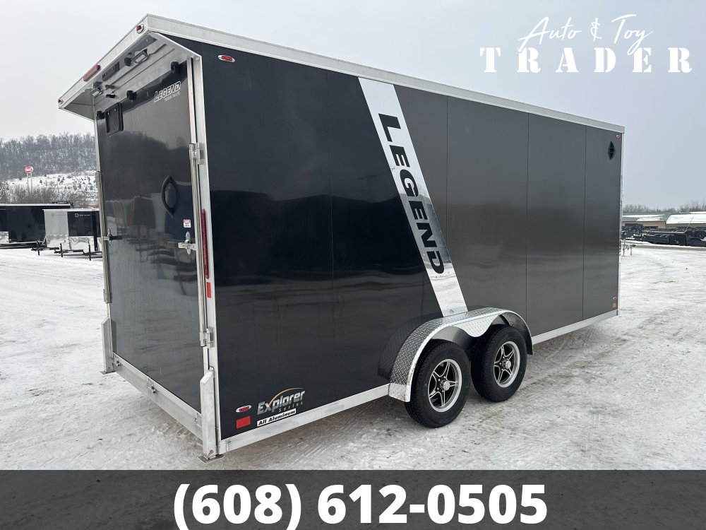 2026 Legend 7.5X23 Aluminum Explorer Snowmobile Trailer