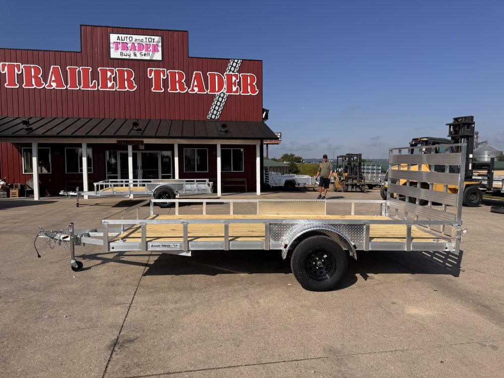 2026 Rugged Terrain 7X14 Aluminum Utility Trailer