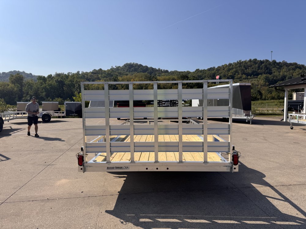 2026 Rugged Terrain 7X14 Aluminum Utility Trailer