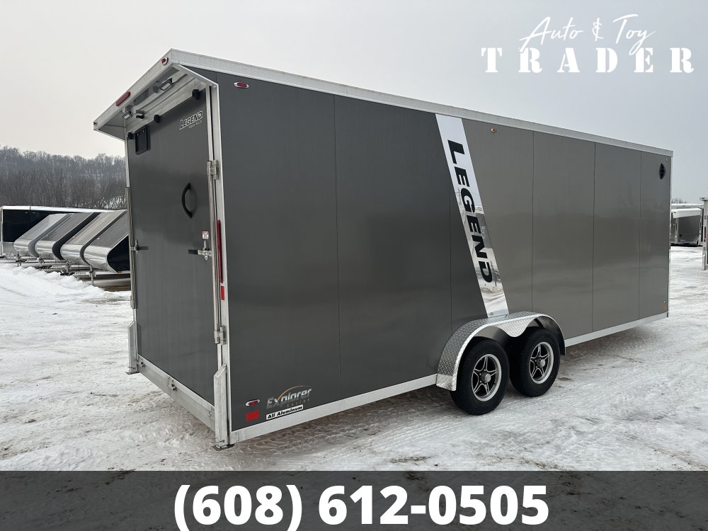 2026 Legend 7.5X27 Aluminum Explorer Snowmobile Trailer