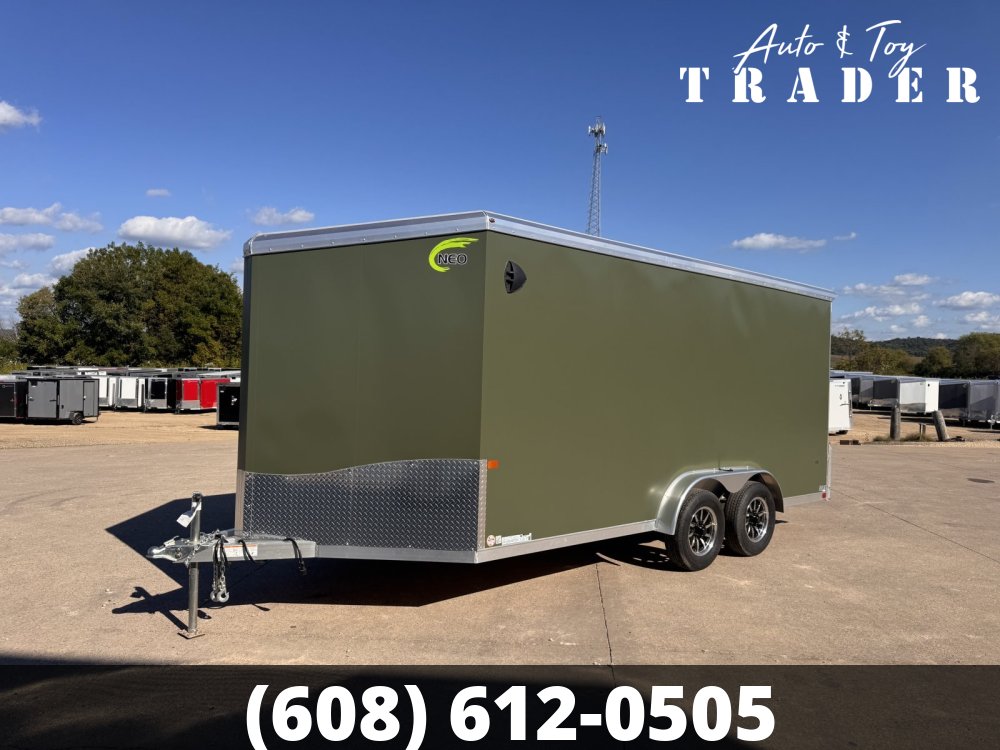 2026 NEO Trailers 7.5X16 Aluminum NAMR Cargo / Enclosed Trailer