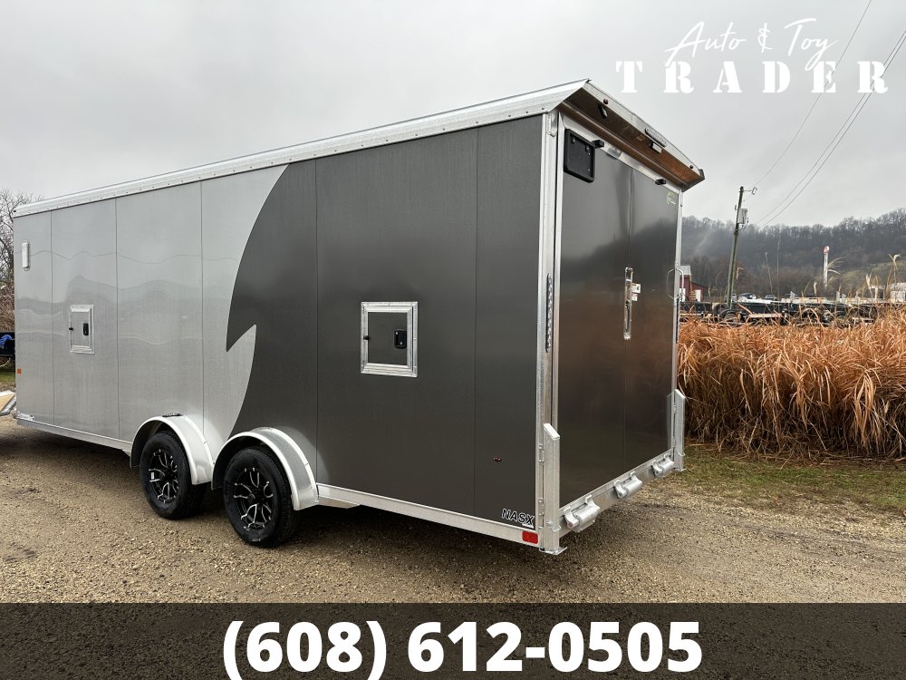 2026 NEO Trailers 7.5X25 Aluminum NASX Snowmobile Trailer