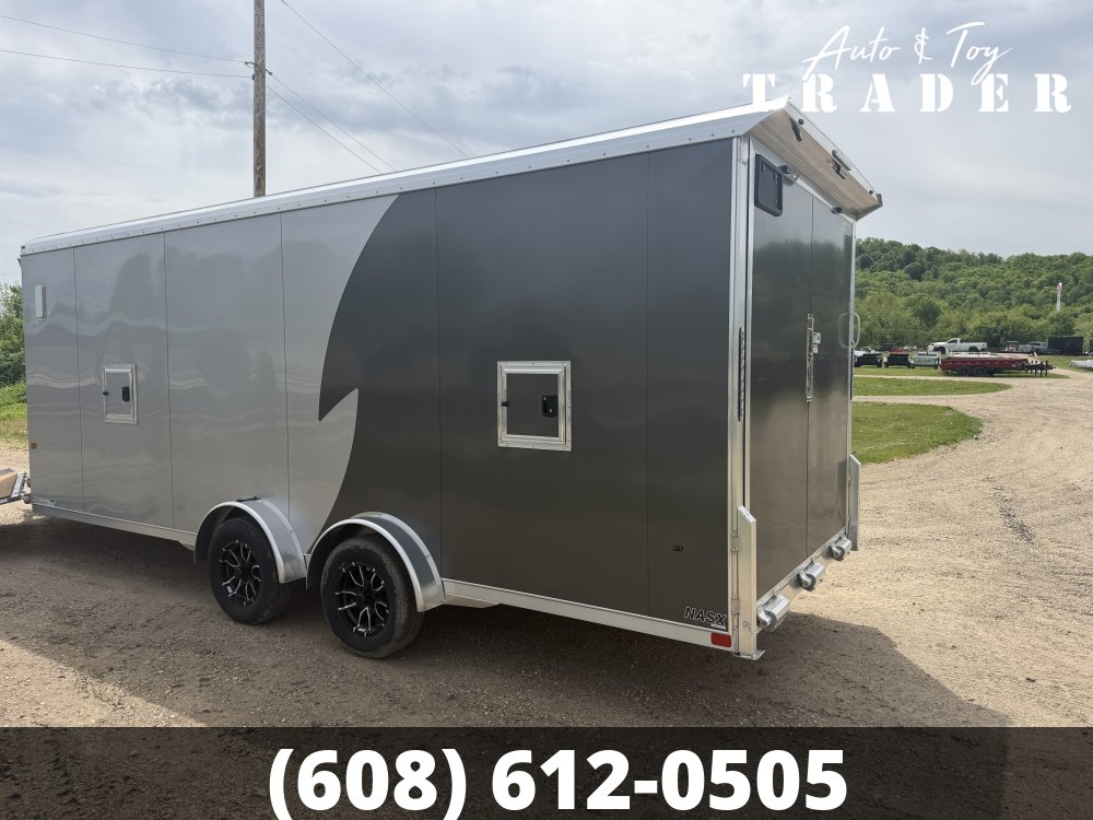 2026 NEO Trailers 7.5X25 Aluminum NASX Snowmobile Trailer