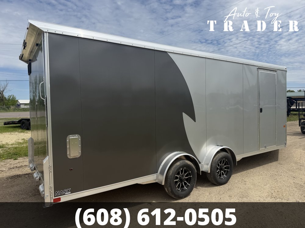 2026 NEO Trailers 7.5X25 Aluminum NASX Snowmobile Trailer