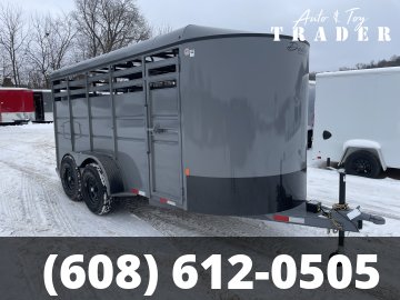 2026 Delta Manufacturing 6X16 Stock Trailer