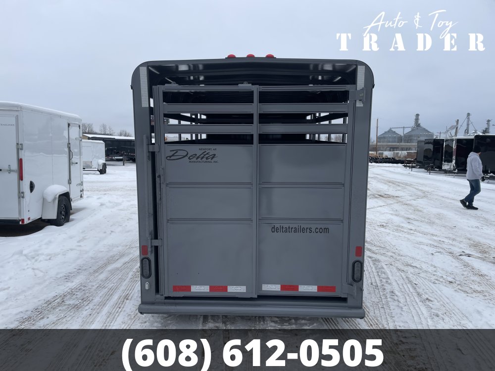 2026 Delta Manufacturing 6X16 Stock Trailer