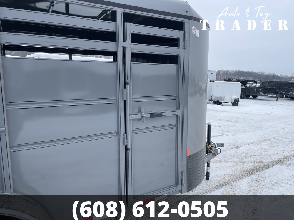 2026 Delta Manufacturing 6X16 Stock Trailer