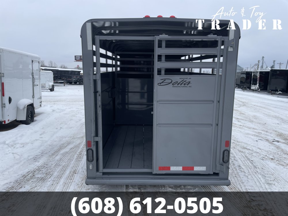 2026 Delta Manufacturing 6X16 Stock Trailer