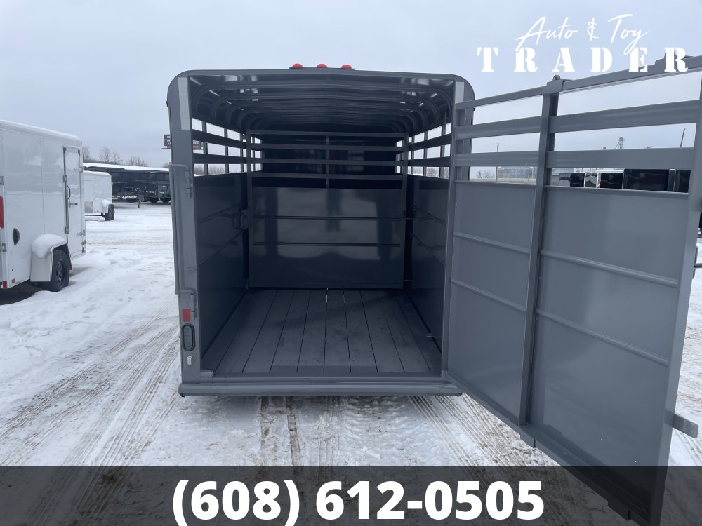 2026 Delta Manufacturing 6X16 Stock Trailer