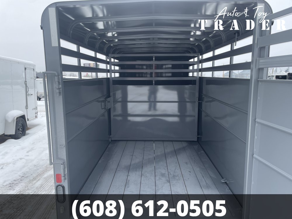 2026 Delta Manufacturing 6X16 Stock Trailer