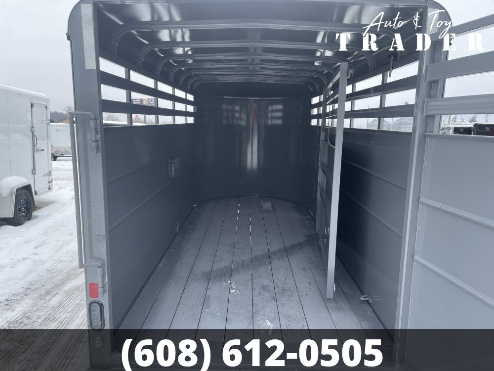 2026 Delta Manufacturing 6X16 Stock Trailer