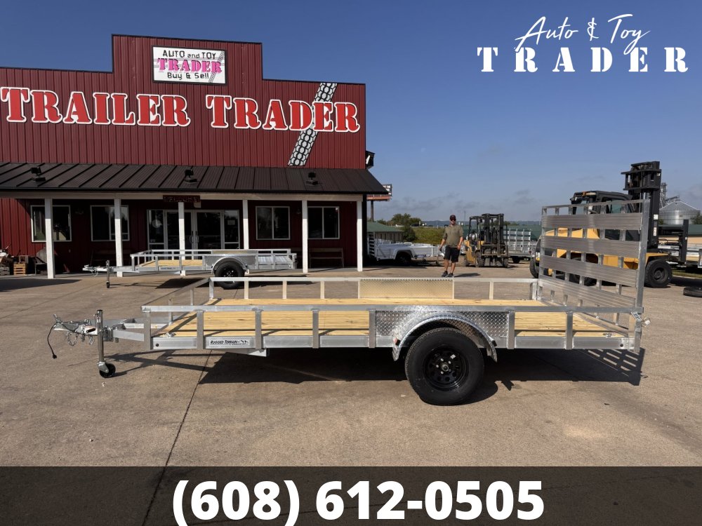 2026 Rugged Terrain 7X14 Aluminum Utility Trailer