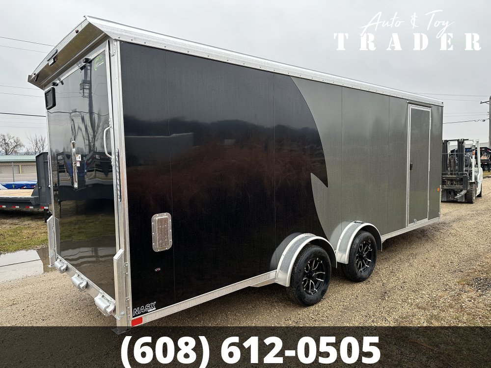 2026 NEO Trailers 7.5X25 Aluminum NASX Snowmobile Trailer