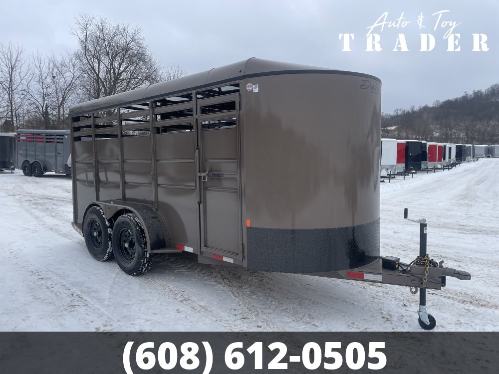 2026 Delta Manufacturing 6X16 Stock Trailer