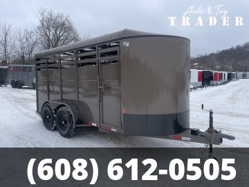 2026 Delta Manufacturing 6X16 Stock Trailer