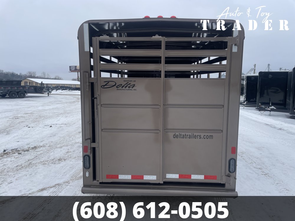 2026 Delta Manufacturing 6X16 Stock Trailer