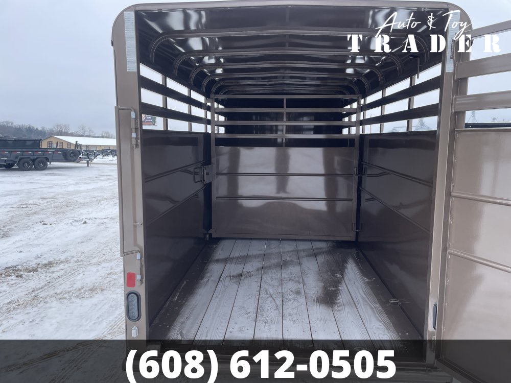 2026 Delta Manufacturing 6X16 Stock Trailer