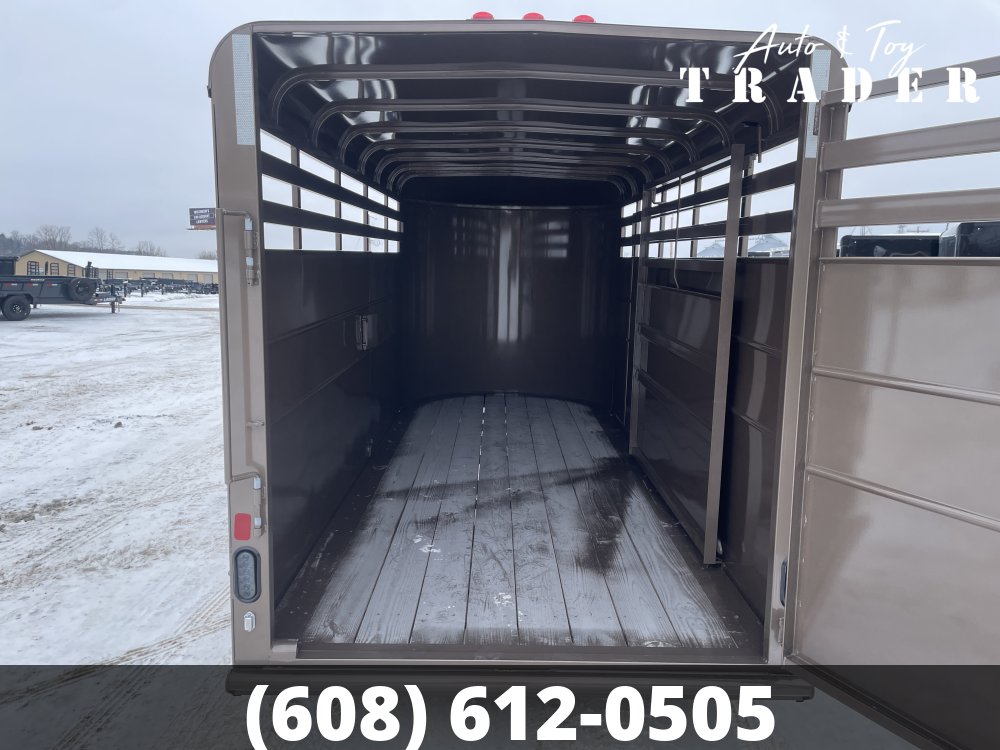 2026 Delta Manufacturing 6X16 Stock Trailer