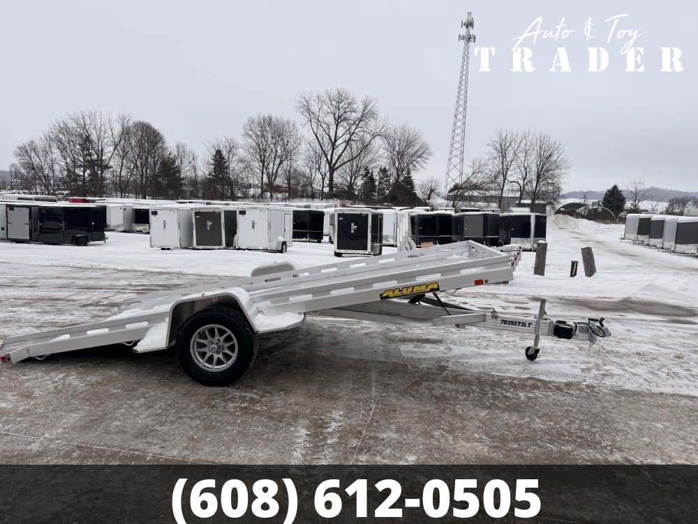 2027 Aluma 7815 Tilt Aluminum Utility Trailer
